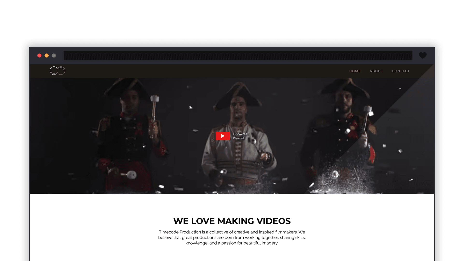 intro Timecode Productions Website